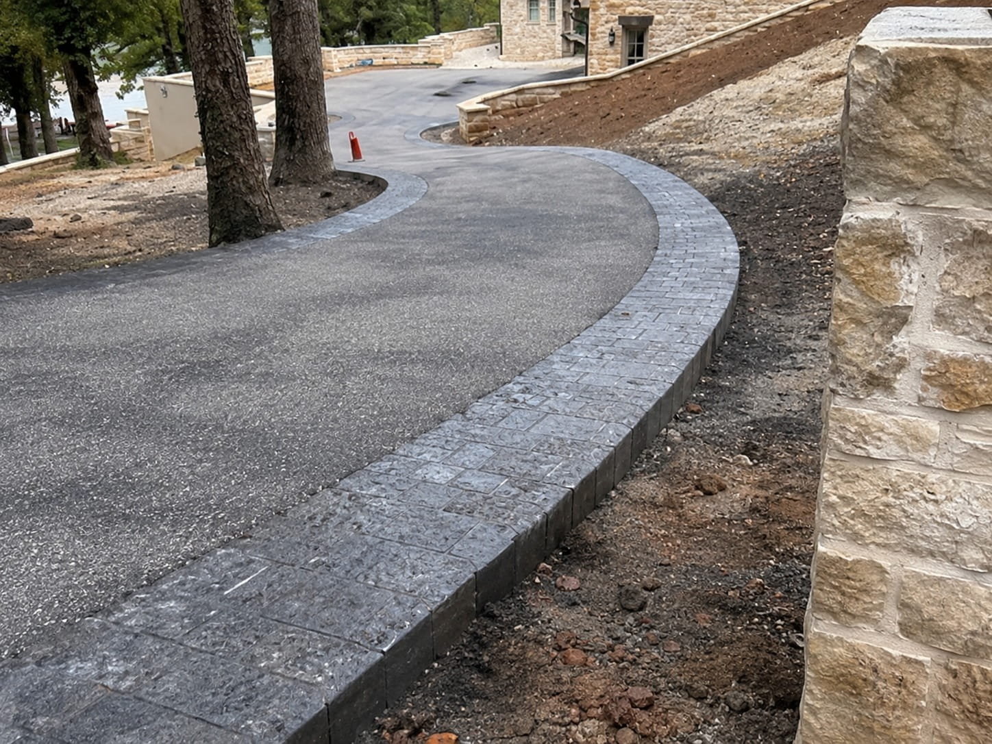 Finished walkway at an Atlanta property
