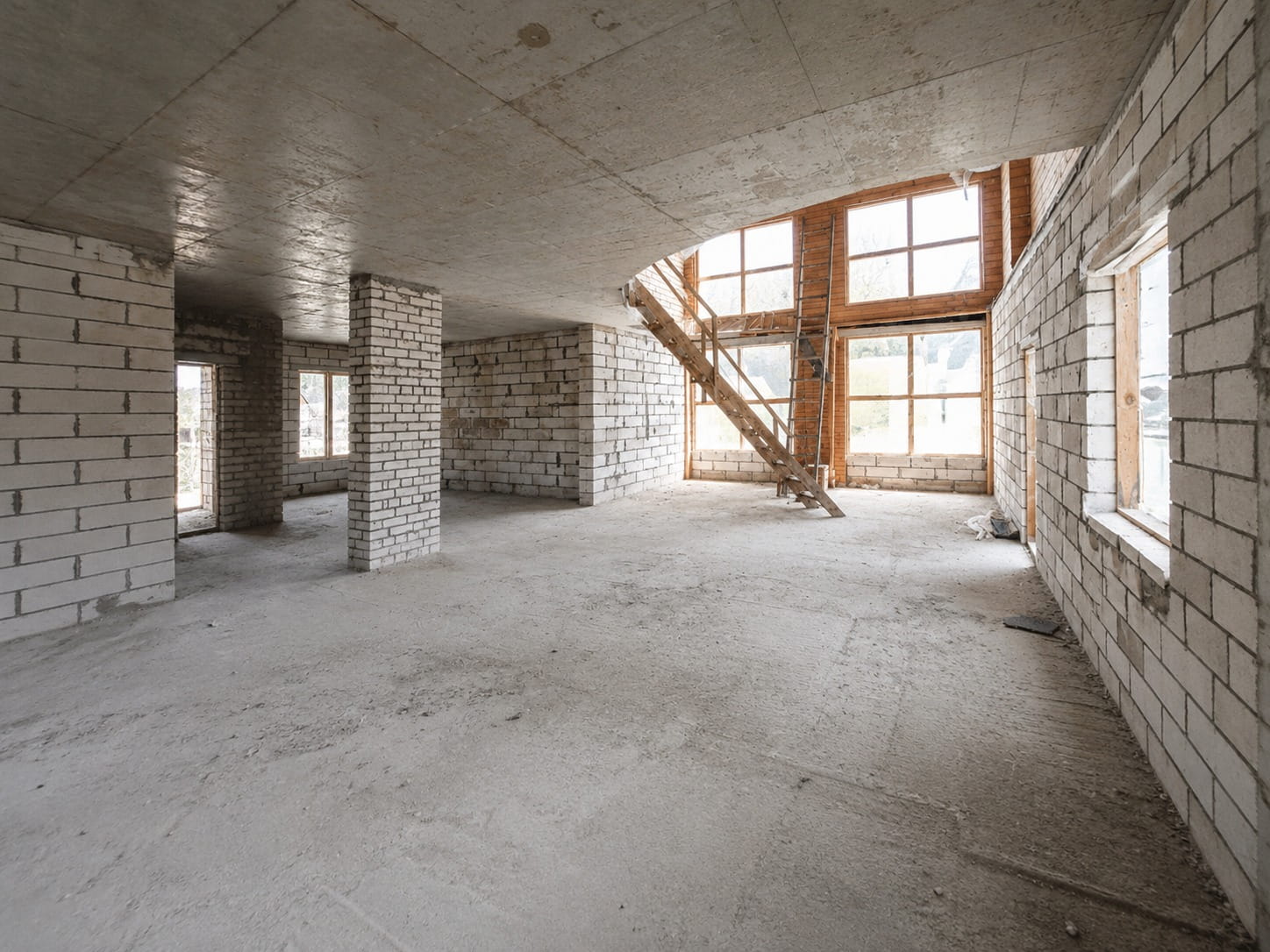 Restored historic brickwork on an Atlanta home