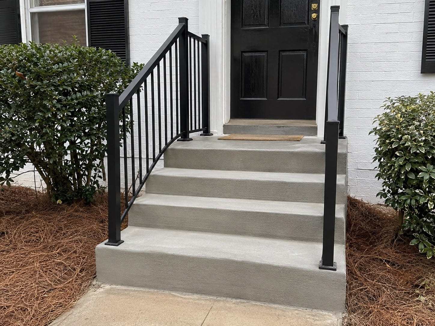 Local concrete steps and stoop installation in Atlanta